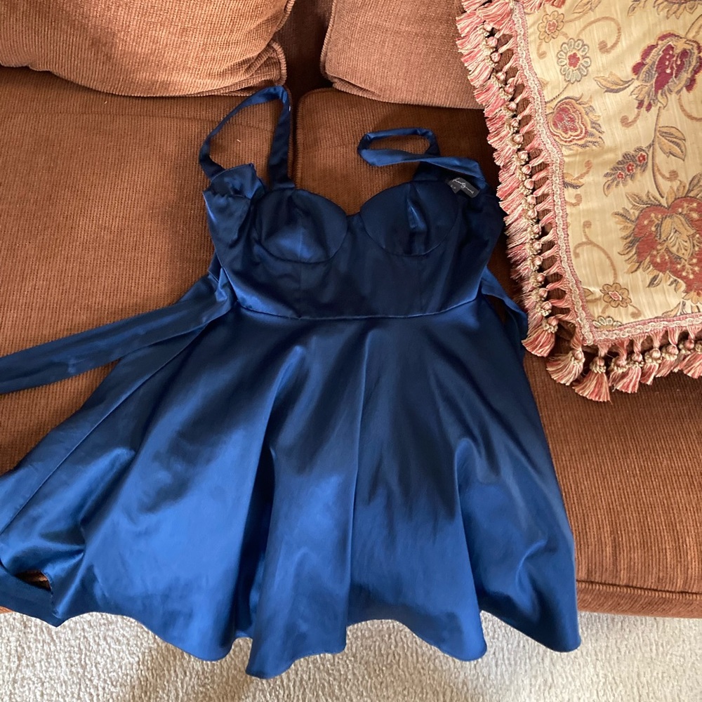 Blue dress